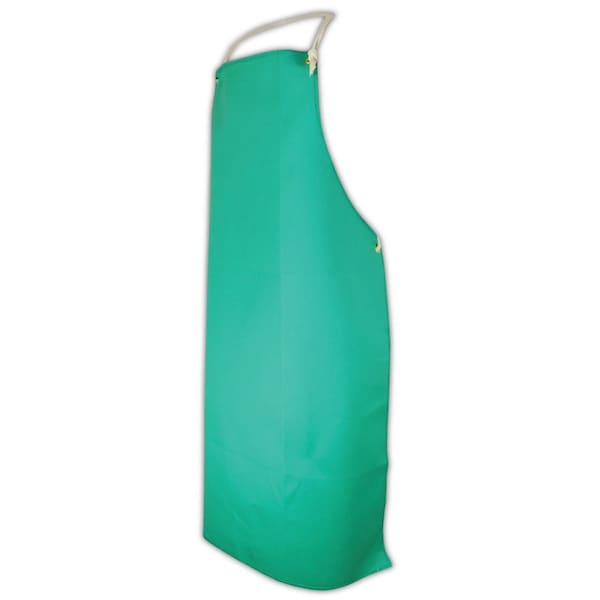 SparkGuard Green Flame Resistant Bib Style Apron ShrinkWrapped